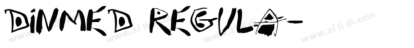 Dinmed Regula字体转换 Dinmed Regula字体转换